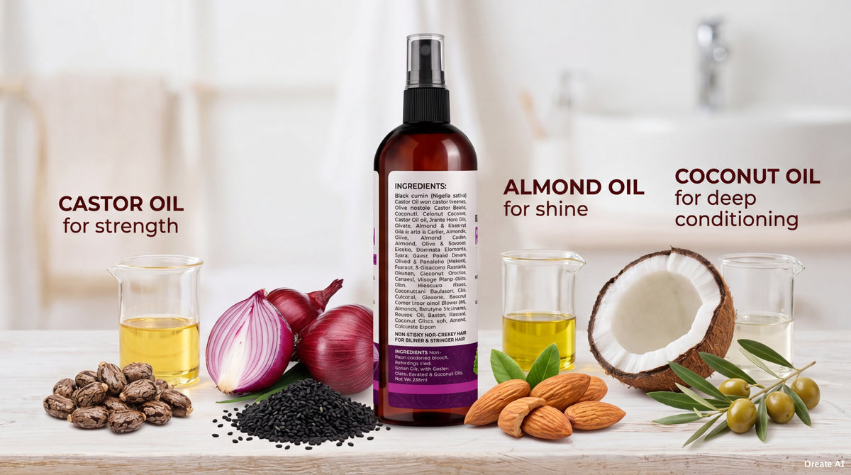 Black Seed Red Onion Hair Oil - 200ml